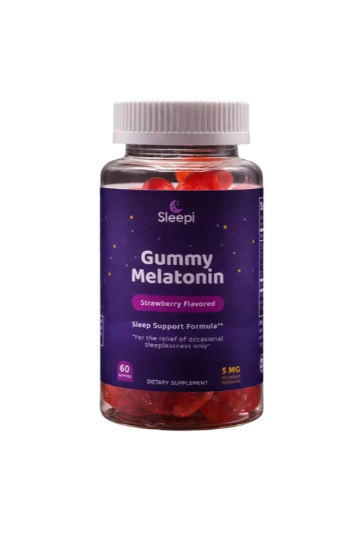 Sleepi Gummy Melatonin - Fresa 60 gomitas 5mg